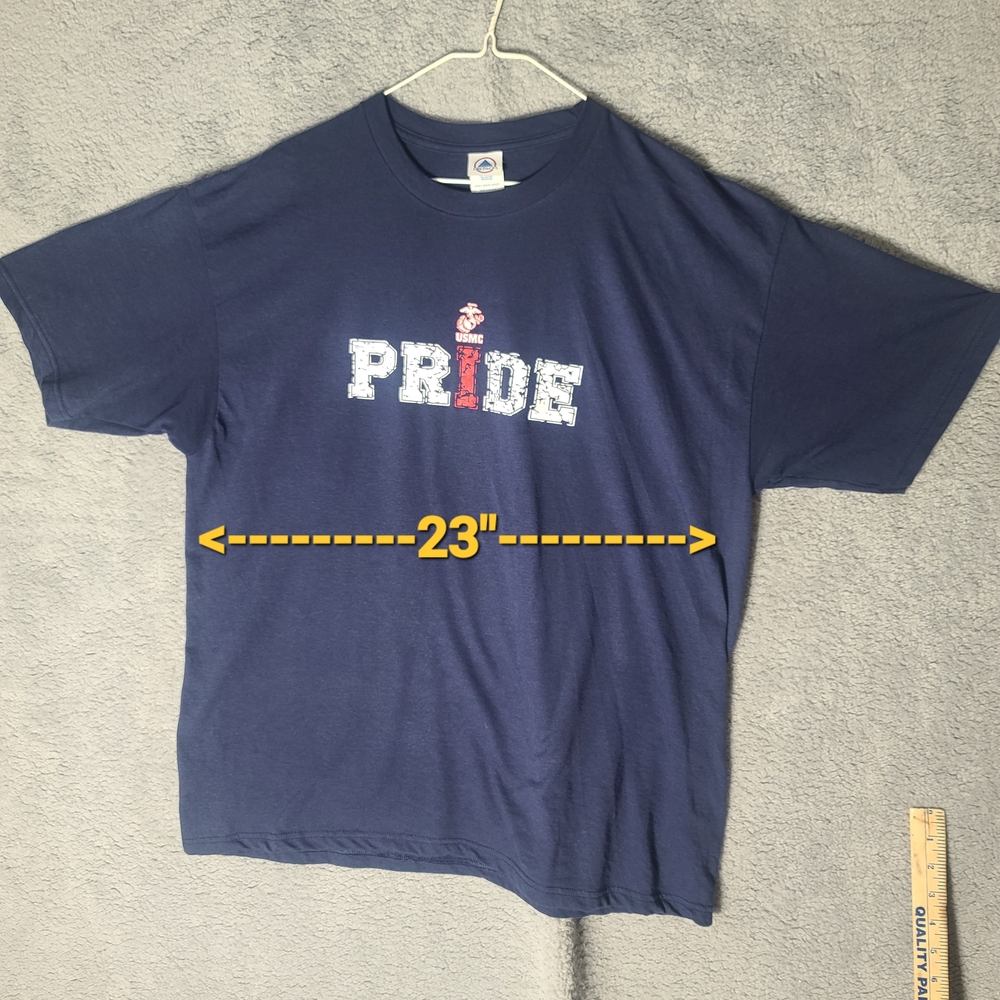 U.S. Marines T-Shirt, EGA, Men's XL - Picture 5 of 5